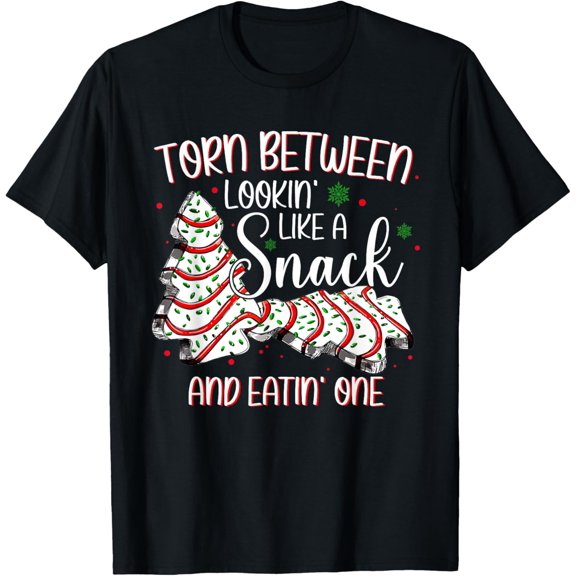 Torn Between Looking Like A Snack Or Eating One Christmas T-Shirt