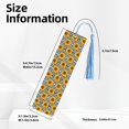 thumbnail image 3 of Kdxio Sunflowers Print Metal Tassel Bookmarks,Perfect Gift for Art Lovers and Bookworms Metal Bookmarks for Women, 3 of 8