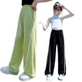 thumbnail image 2 of FLMEI 5-14T Youth Kids Girls Joggers Pants Sweatpants Lightweight Water Big Girls Athletic Pants Loose Pants for Summer Spring, 2 of 9