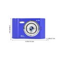 thumbnail image 3 of Christmas Gifts Liweisiy Digital Camera 720P Hd Photography 8X Digital Zoom 27 Megapixel Ccd Compact Camera For Students Built In Various Filter Effects D1353 Blue Free Size, 3 of 7