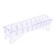 thumbnail image 1 of Poseedor Organizador de cuchillas de plástico rectangular para 10 cuchillas Estuche de almacenamiento Rack Clipper Comb Holder, 1 of 8