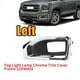 thumbnail image 3 of Front Left Side Fog Light Trim Cover for / XL 2015-2020 Chrome Fog Lamp Bezel Frame GM1038187 13912295, 3 of 5