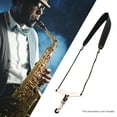 thumbnail image 4 of Amdohai Adjustable Saxophone Neck Strap Soft Leather Padded Sax Strap, 4 of 8