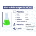 thumbnail image 3 of Matraz Erlenmeyer Borosilicato 100ml Graduado. Appcrom, 3 of 4