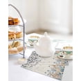 thumbnail image 4 of Blue Beige Coastal Kitchen Dish Towels for Drying Dishes Set of 4, Beach Starfish Summer Eucalyptus Rustic Waffle Weave Microfiber Hand Tea Bathroom Towels Quick Dry & Absorbent Towel 12x12, 4 of 7