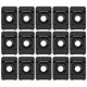 thumbnail image 1 of Plastic Wire Buddle Cable Tie Mount Saddle Tie Mount Screw Fix Seat Nylon Fastening Wire Clip Screw, 1 of 2