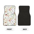 thumbnail image 2 of Fotbe Wildflower Watercolor Juego de 4 Tapetes para Auto con Estampado – Alfombrillas de Goma Reforzada, Diseño Antideslizante, Protección para Todo el Año – Vehículos, Autos, Camionetas y SUVs, 2 of 7