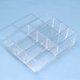 thumbnail image 4 of contenedor transparente para cosméticos, caja de almacenamiento de acrílico, organizador de cosméticos para el hogar y la tienda (7 rejillas)., 4 of 7
