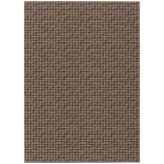 Dalyn Rug Company & Addison Rugs Indoor/Outdoor Hinton HN1 Chocolate Washable 8' x 10' Rug