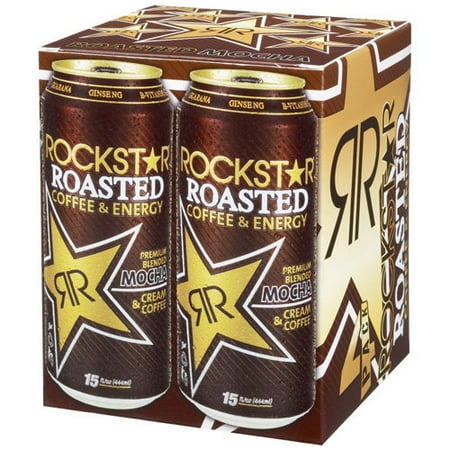 Rockstar Rockstar Roasted Coffee & Energy, 4 ea