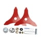 thumbnail image 2 of Cuchillas de repuesto para cortacésped de 3 dientes, accesorios resistentes, piezas profesionales para cortacésped, cuchillas para recortadora de malezas, para vegetación 16 piezas, 2 of 8