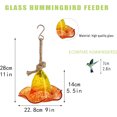 thumbnail image 4 of PRETXORVE Bird Feeder, Glass Bird Feeder Garden Ornament Bird Feeders Garden Decorations Courtyard Bird Feeders Outdoor Hummingbirds Bird Feeders, 4 of 8