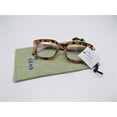 thumbnail image 5 of EYEGEMS Brand Eyeglasses +3.00 Women Eco Friendly Sustainable  Reading Glasses  Ladies Walnut Wood Amber Brown Tortoise 0552, 5 of 7