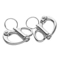 thumbnail image 2 of MOVTOTOP 2pcs Marine Grade Swivel Snap Shackles for Sailing Rigging and Survival Bracelets, 2 of 8