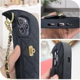 thumbnail image 6 of Wallet Phone Cases for iPhone 14, Cute Moon Bag Design, Purse Flip Card Pouch Cover Soft Silicone Case with Wrist Strap & Long Lanyard (Black, iPhone 14), 6 of 14