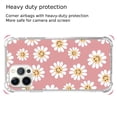 thumbnail image 4 of Pink White Daisies Case Compatible with iPhone 14 Pro,Unique Art Design TPU Bumper Cover Case, 4 of 5