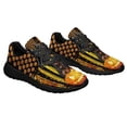 thumbnail image 6 of Dachshund Halloween Pumpkin America Shoes Sneakers Black Size 13, 6 of 7