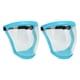 thumbnail image 5 of Protector facial, cubierta protectora para la cara de 2 piezas, cubierta facial transparente, protector facial reutilizable, durabilidad mejorada, 5 of 8