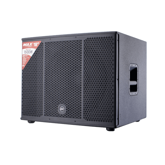 Subwoofer QMC MAX 118 activo 18" 1500w 132dB