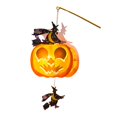 thumbnail image 3 of Farol de calabaza de Halloween Strade Fareast Limited Kit de materiales de bricolaje Estilo A, 3 of 8