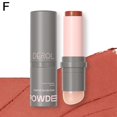 thumbnail image 1 of Derol Dual Head Blush Stick Portable 2-in-1 Silicone Head Powder Blusher Texture Soft Puff M3i7, 1 of 7