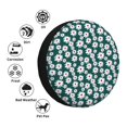 thumbnail image 3 of Bingfone Daisies Flowers Spare Tire Cover Weatherproof Universal Wheel Protectors for RV Camper Travel Trailer SUV Truck-14 inch, 3 of 8