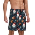 thumbnail image 5 of KLL Cute Santa Claus Gift for Men's 1-Pack Shorts,Sleep Pajama Shorts for Men Soft Pj Shorts Men's Pajama Bottoms Sleepwear -XX-Large, 5 of 7