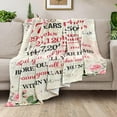 thumbnail image 2 of 33rd Birthday Gifts for Women Happy 33rd Birthday Gifts for Her 33 Year Old Birthday Gifts for Women 33rd Birthday Decorations for Women Bestie Wife Sister Mom Friends 33rd Birthday Blanket, 2 of 7