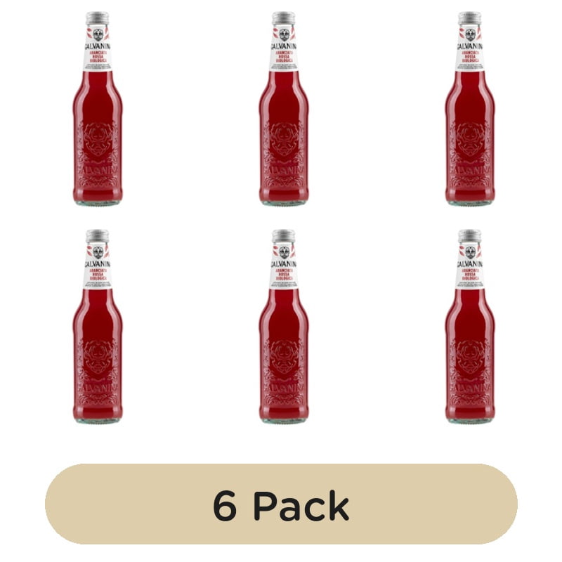 Galvanina Organic Sparkling Blood Orange 200ml, British Import (Pack of 6)