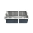 thumbnail image 2 of Rivage 33 x 20 Stainless Steel, Dual Basin, Undermount Kitchen Sink, 2 of 11