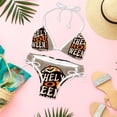 thumbnail image 6 of Halloween Font Women's Swimsuit Bikini Set, Detachable Sponge, Adjustable Strap, Two-Pack, Beach & Pool Ready, 6 of 6