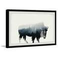 thumbnail image 2 of Marmont Hill Ox Silhouette Framed Wall Art, 1.50" x 24.00", 2 of 6