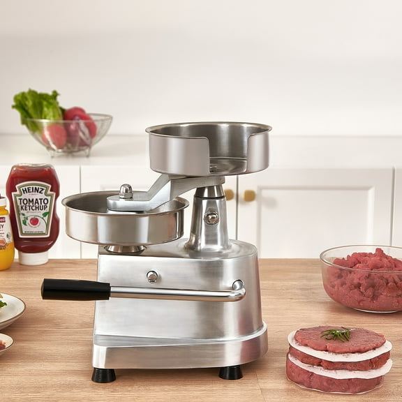 KFFKFF 6" Commercial Burger Patty Maker Hamburger Meat Press Forming Machine