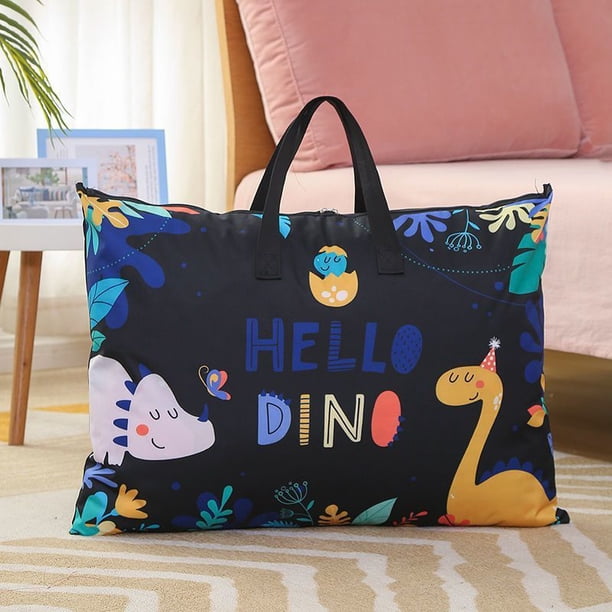 Bolsa de almacenamiento de colchas para jardín de infantes, bolsa impermeable, bolsa de dibujos animados, bolsa de colcha Oxford, linda bolsa de almacenamiento de colchas para niños