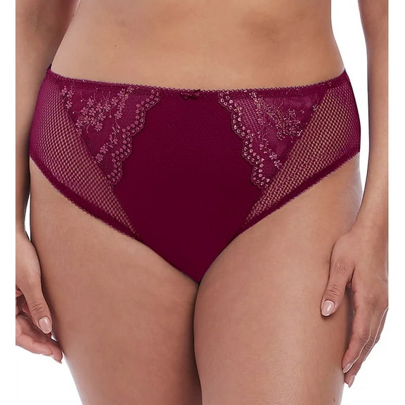Elomi Charley Matching High Leg Brief (4386),XXL,Deep Fuchsia - Deep Fuchsia,XXL