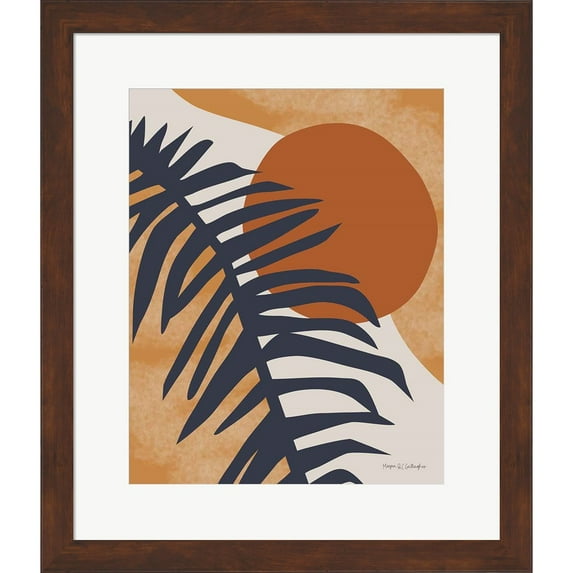 Great Art Now Traveler Palm by Megan Gallagher, Framed Wall Art, 19.5W x 22.75H