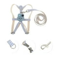 thumbnail image 3 of Kit de correa para mascotas de conejito a cuadros Unique Bargains, kit de correa duradera para perros medianos, azul, 3 of 6