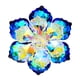 thumbnail image 1 of Zhuge Broches de flores de cristal, broche de loto de cristal, para bodas, fiestas, vestidos y bufandas, regalo para ella, D05, 1 of 4