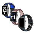 thumbnail image 1 of Paquete de 3 correas para Apple Watch estilo Sport, compatibles para todas las series y tamaños: 45mm, 44mm, 42mm, 41mm, 40mm, 38mm Mamá Pulpo  Paquete Sport, 1 of 3