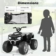 thumbnail image 6 of Resenkos 24V Kids Ride On Electric ATV, Ride On Toy Car for Kids 3-8 Boys & Girls Black, 6 of 8