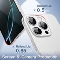 thumbnail image 4 of JETech Ultra Slim (0.35mm Thin) Case for iPhone 16 Pro Max 6.9 Inch, Camera Lens Full Protection, Lightweight Matte Finish PP Hard Minimalist Cover (Frosted Clear), 4 of 6
