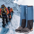 thumbnail image 3 of Snow Leg Gaiters, Fabric Waterproof Boot Gaiters for Hiking Walking Climbing Hunting Skiing, 3 of 10