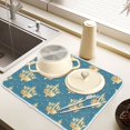 thumbnail image 6 of Ryvnso Crown on Bohemia Dish Drying Mat for Kitchen Countertop 18x24 Large Dish Pad Drainer Rack Dish Sink Mats, 6 of 7