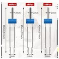 thumbnail image 3 of 18Pcs Twin Needles for Sewing Machine, Double Twin Needles with Plastic Box, for Household Sewing Machine Accessories, 3 of 6