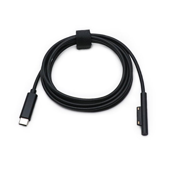 Methold Cable de carga rápida tipo c de 12 V Cable de carga USB-C Accesorio de tableta de 1,8 metros para Surface Pro 1/2 Juegos de teclado y mouse para computadora