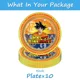 thumbnail image 3 of Figura de anime Goku Dragon Ball Z, globo de látex, suministros para fiestas, platos de papel, vasos, vajilla, juguetes para fiestas, suministros para regalos, para colgar en la pared, 3 of 5