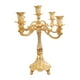 thumbnail image 2 of Candelabro europeo Candelabro Candelabro Adornos Metal Mesa de lujo Centro de mesa para boda Tealight Sala de estar Pilar Velas Decoración 25cmx30.5cm Baoblaze Candelabro, 2 of 8