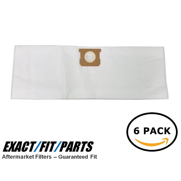6 HighEfficiency Disposable Collection Filter Bags for ShopVac 90671