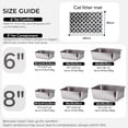 thumbnail image 3 of 2 Pack Stainless Steel Cat Litter Box with High Sides - Metal Cat Pan, Large Indoor Litter Tray, Never Absorbs Odor, Pet Toilet Supplies Smooth Surface for Kitten, Kitty, Rabbit 23.6"x16"x 6", 3 of 7
