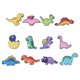 thumbnail image 2 of Decoración de dinosaurio para zapatos, 12 piezas de abalorios para zapatillas de PVC, accesorios para zapatos, características líderes en su clase, 2 of 14